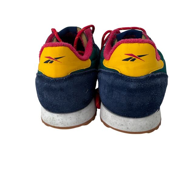 Reebok Alter the Icons Concept Sneaker Men 10.5 Green Blue Leather Ripple DV7193 - Picture 3 of 11